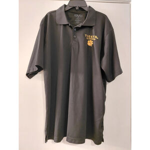 Clemson Tigers Men's Purple Polo Shirt OVB Old Varsity Brand, Large